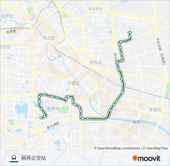 公交697路的线路图