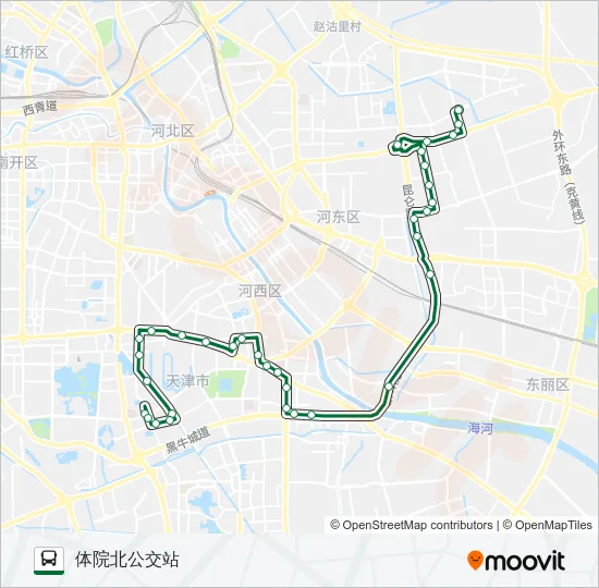 697路 Bus Line Map