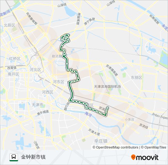 公交715路的线路图