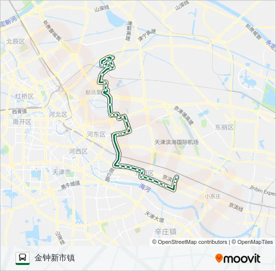公交715路的线路图