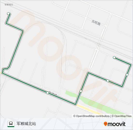 公交720路的线路图