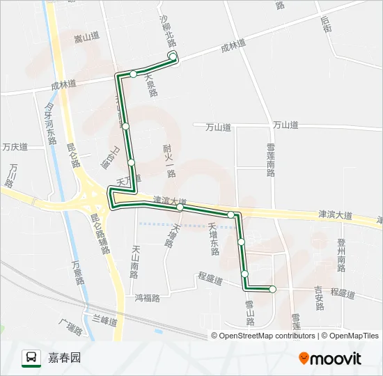 819路 Bus Line Map