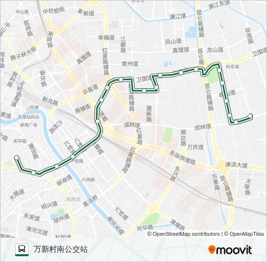 843路 Bus Line Map
