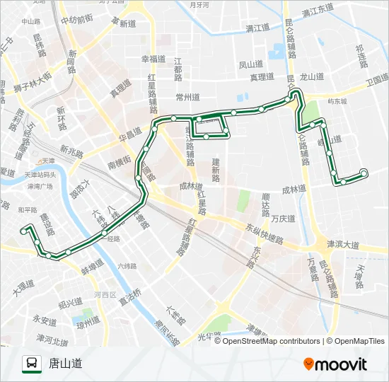 843路 Bus Line Map