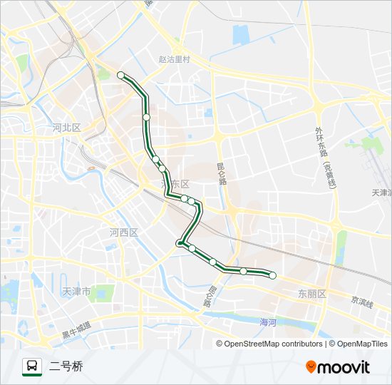 30路区间 bus Line Map