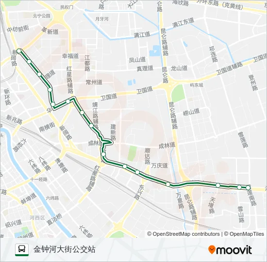 42路区间 Bus Line Map