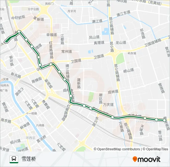 42路区间 Bus Line Map