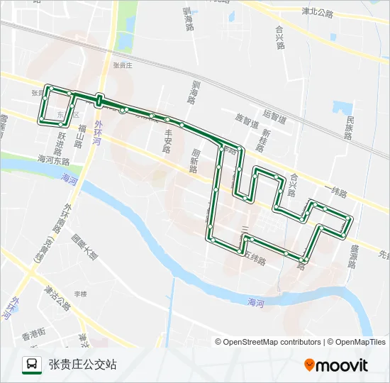 305路外环 Bus Line Map