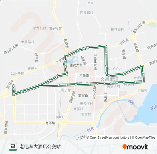 536路外环 Bus Line Map