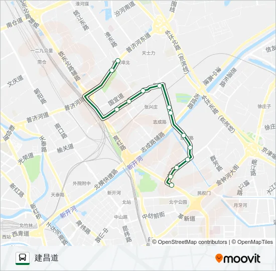 675路区间 Bus Line Map