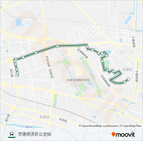 公交677区间路的线路图