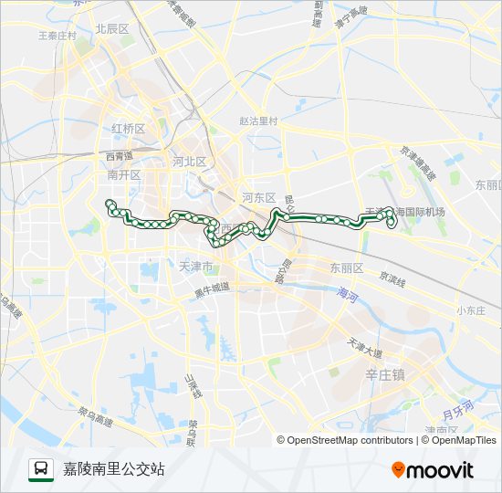 公交678专线路的线路图