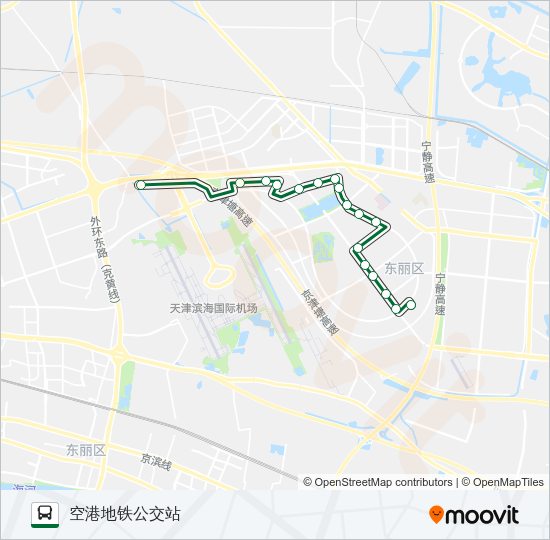 公交692区间路的线路图