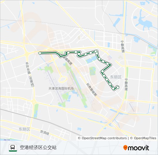 天津692路公交车路线图图片
