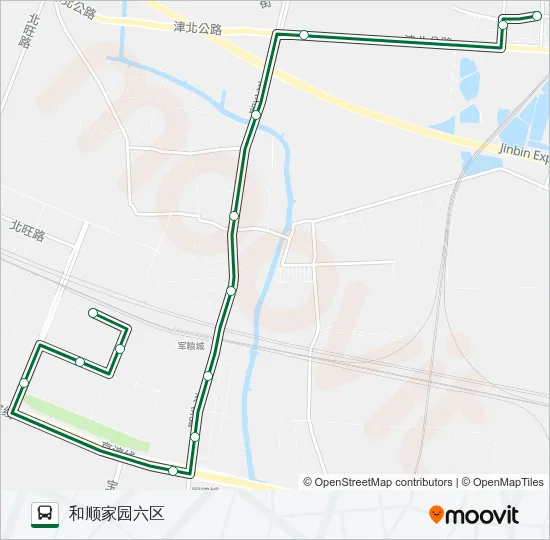 717路空调 Bus Line Map