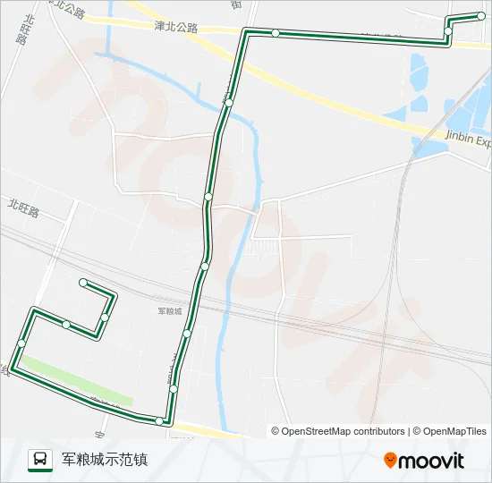 717路空调 Bus Line Map