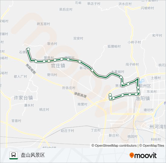 旅游专线11路 bus Line Map