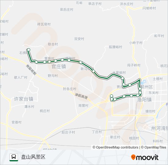 公交旅游专11路路的线路图