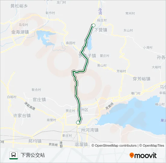 旅游专线13路 Bus Line Map