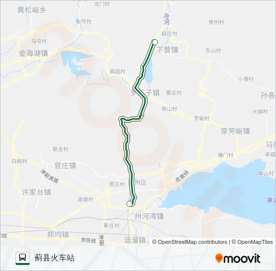 旅游专线13路 Bus Line Map