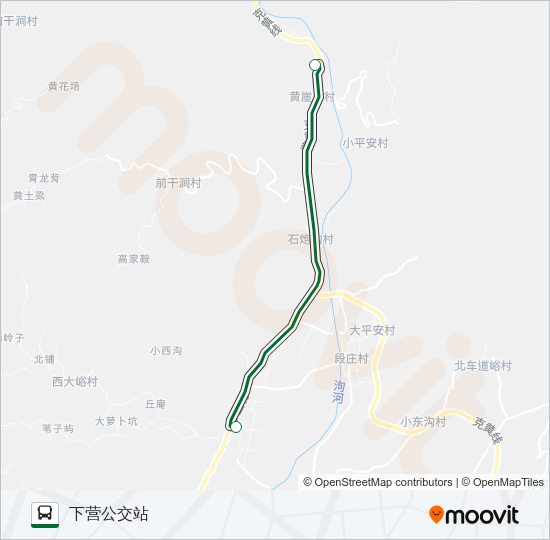 公交旅游专14路路的线路图