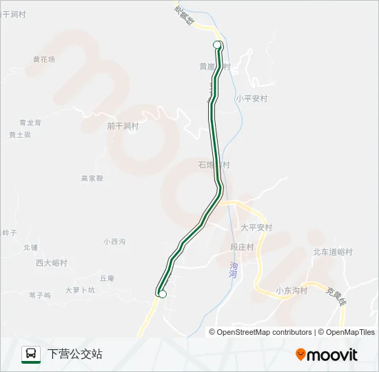 旅游专线14路 Bus Line Map