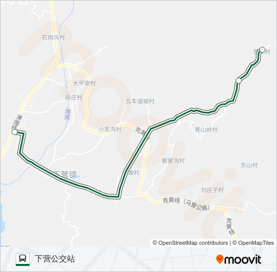 公交旅游专15路路的线路图