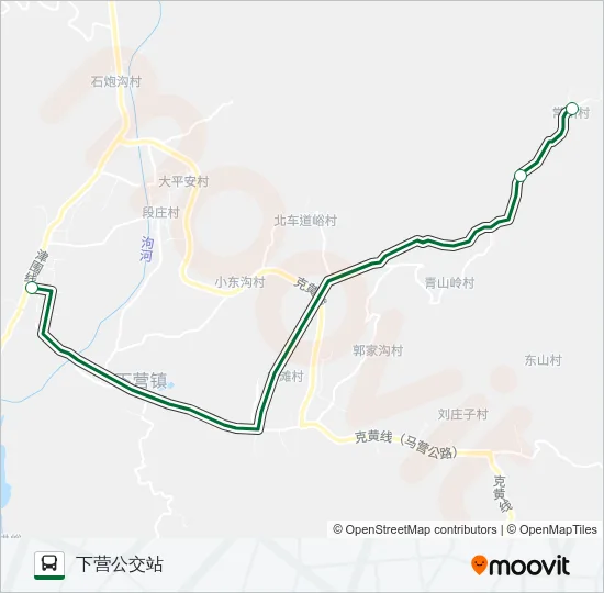 旅游专线15路 Bus Line Map