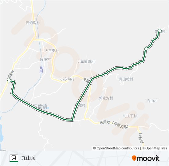 公交旅游专15路路的线路图