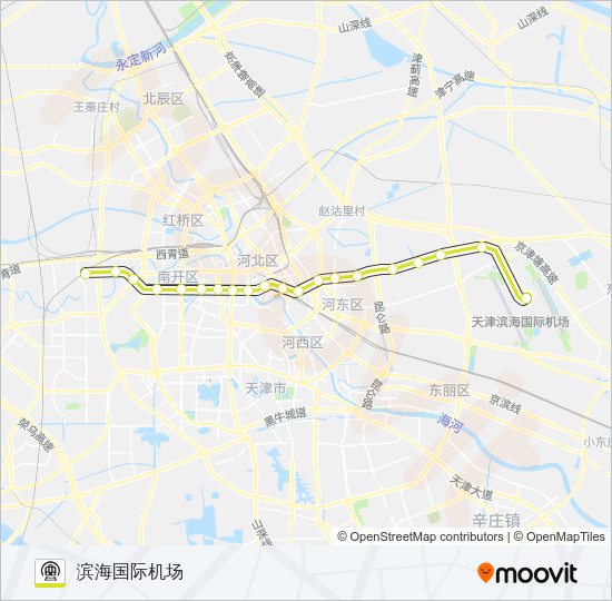 地铁2号路的线路图