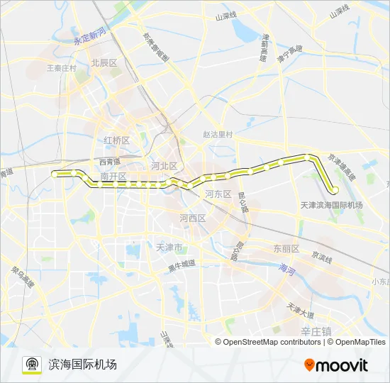 2号线 Metro Line Map