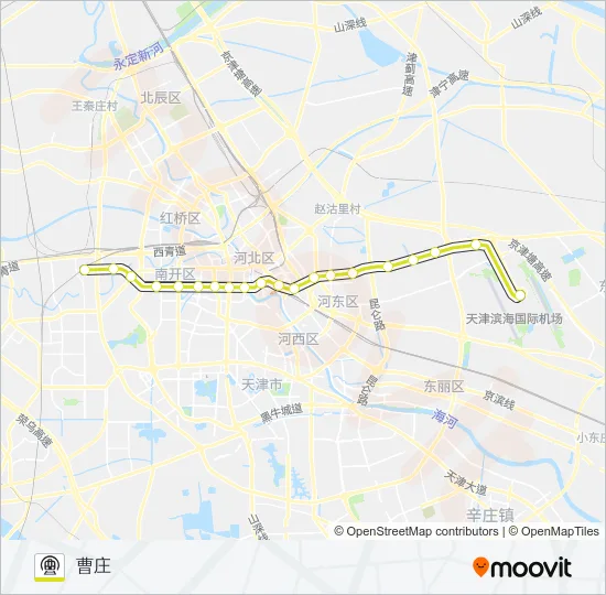 2号线 Metro Line Map