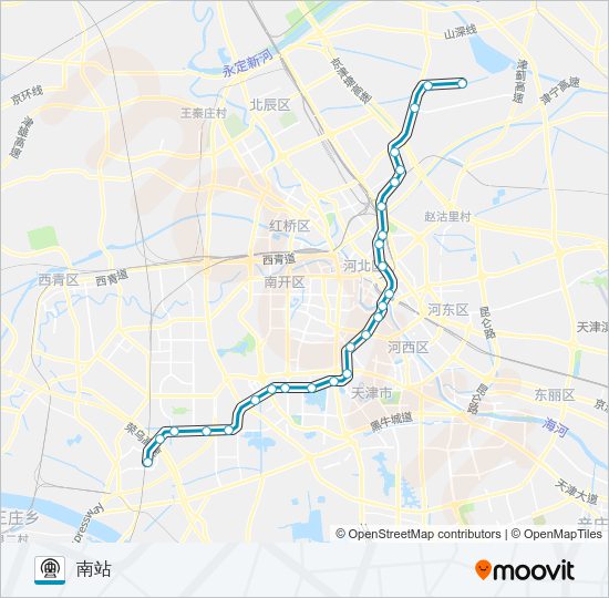地铁3号路的线路图