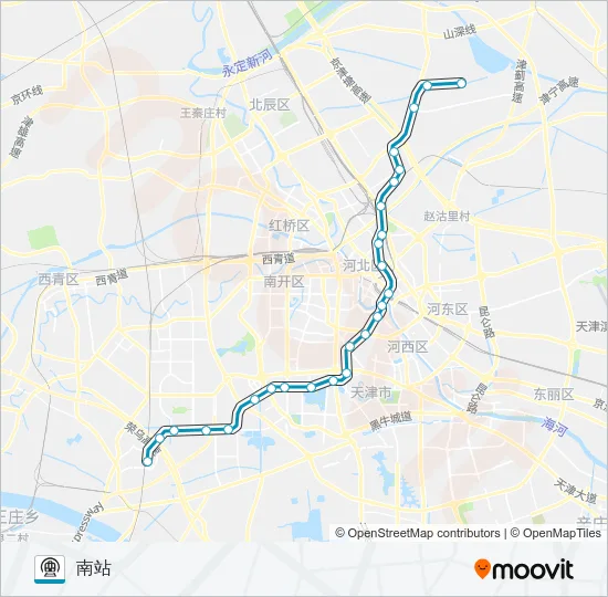3号线 Metro Line Map