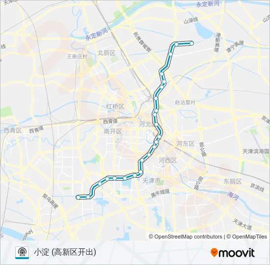 3号线 Metro Line Map