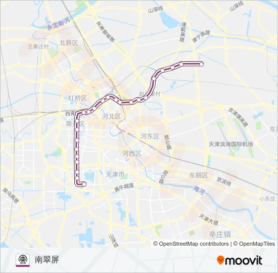 6号线 Metro Line Map
