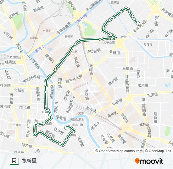 1路 Bus Line Map
