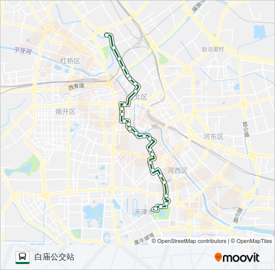 公交4路的线路图