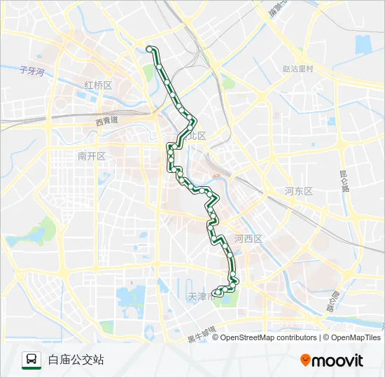 公交4路的线路图