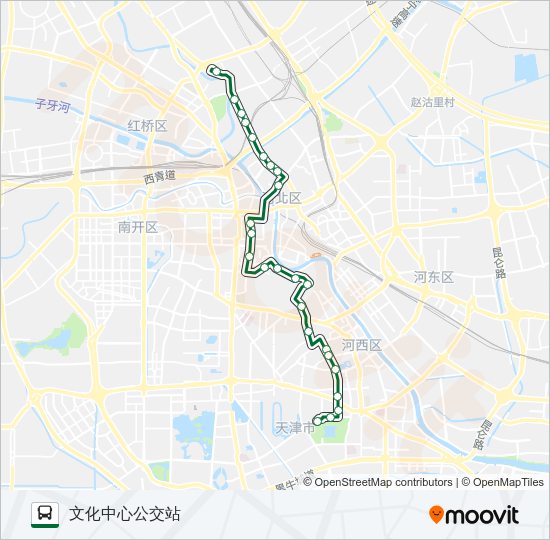 公交4路的线路图