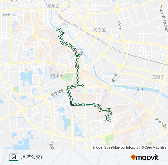 20路 bus Line Map