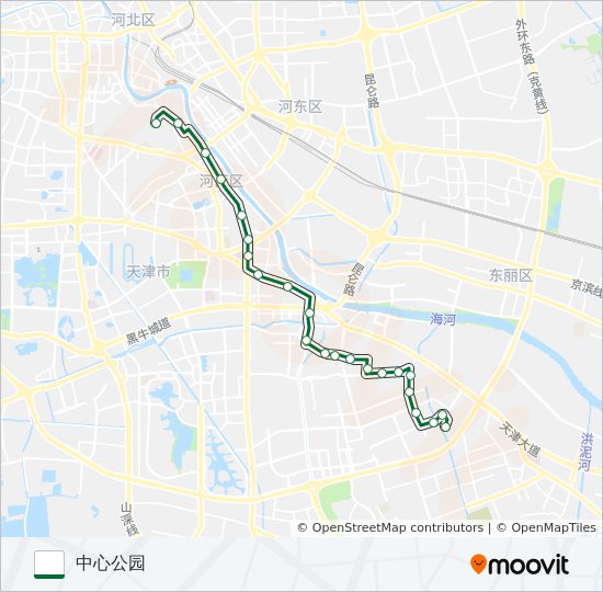 93路 bus Line Map