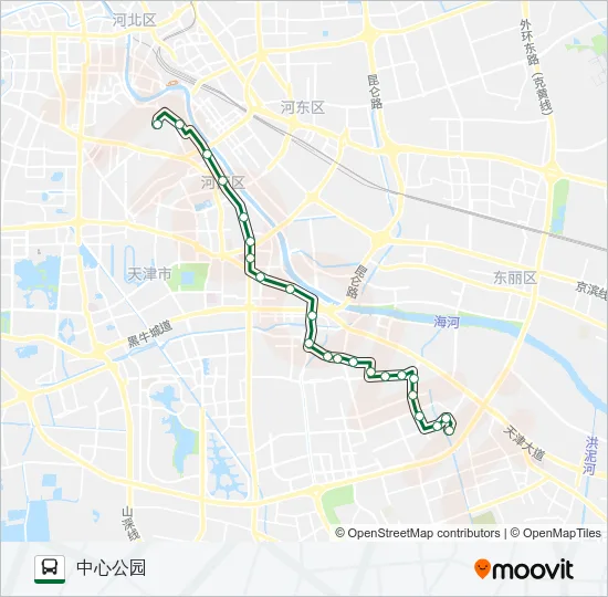 93路 Bus Line Map