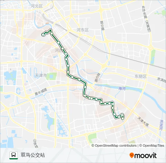 公交93路的线路图
