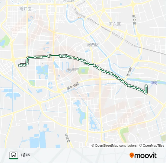 公交95路的线路图