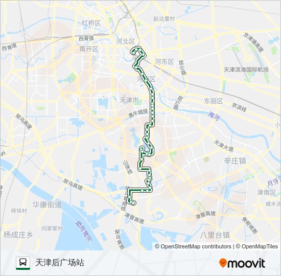 公交96路的线路图