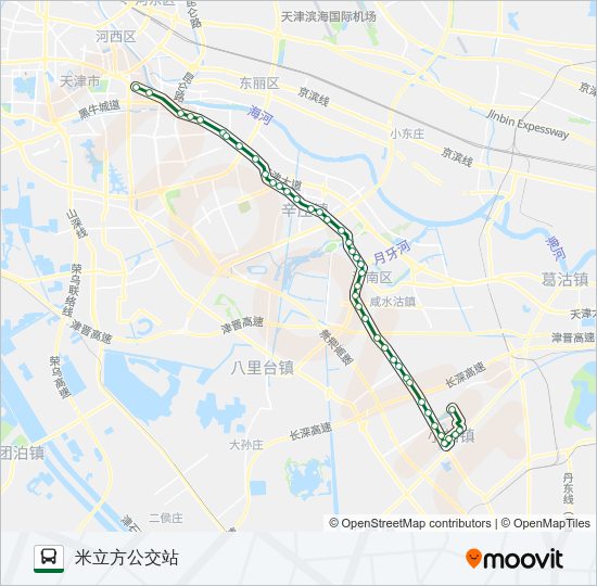 152路路线:日程,站点和地图-米立方公交站