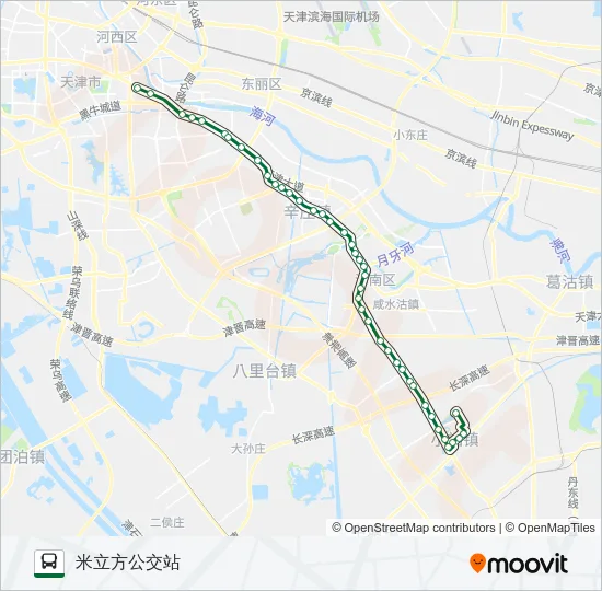 152路 Bus Line Map