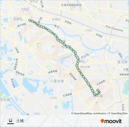 152路 Bus Line Map