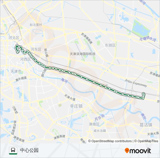 公交185路的线路图